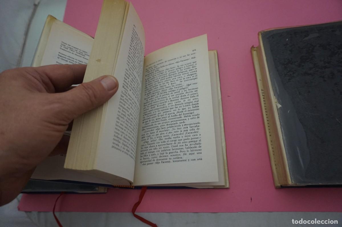 Libros: 23Z/ 3 TOMOS - EL SE&Ntilde;OR DE LOS ANILLOS - 4&ordf;, 2&ordf; Y 1&ordf; EDICIONES - MINOTAURO - Foto 11