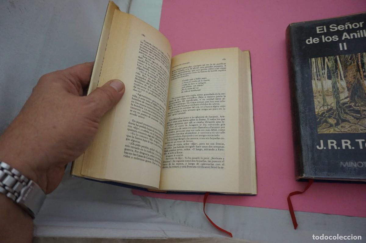 Libros: 23Z/ 3 TOMOS - EL SE&Ntilde;OR DE LOS ANILLOS - 4&ordf;, 2&ordf; Y 1&ordf; EDICIONES - MINOTAURO - Foto 17