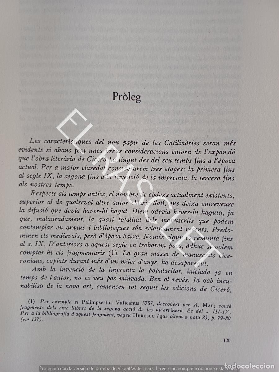 Libros: CICER&Oacute;. CATILIN&Agrave;RIES - R. ROCA-PUIG - EN CATALAN - Foto 7