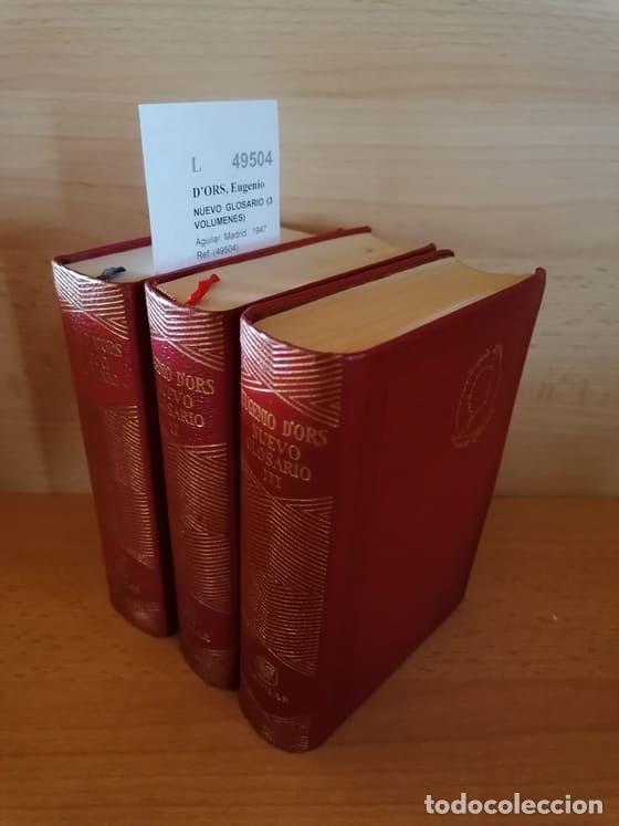 Libros: D�ORS, Eugenio - NUEVO GLOSARIO (3 VOLUMENES) - Foto 1