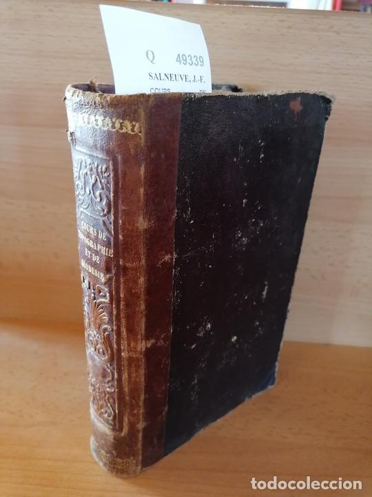 Libri di seconda mano: SALNEUVE, J.-F. - COURS DE TOPOGRAPHIE ET DE GEODESIE par ---.