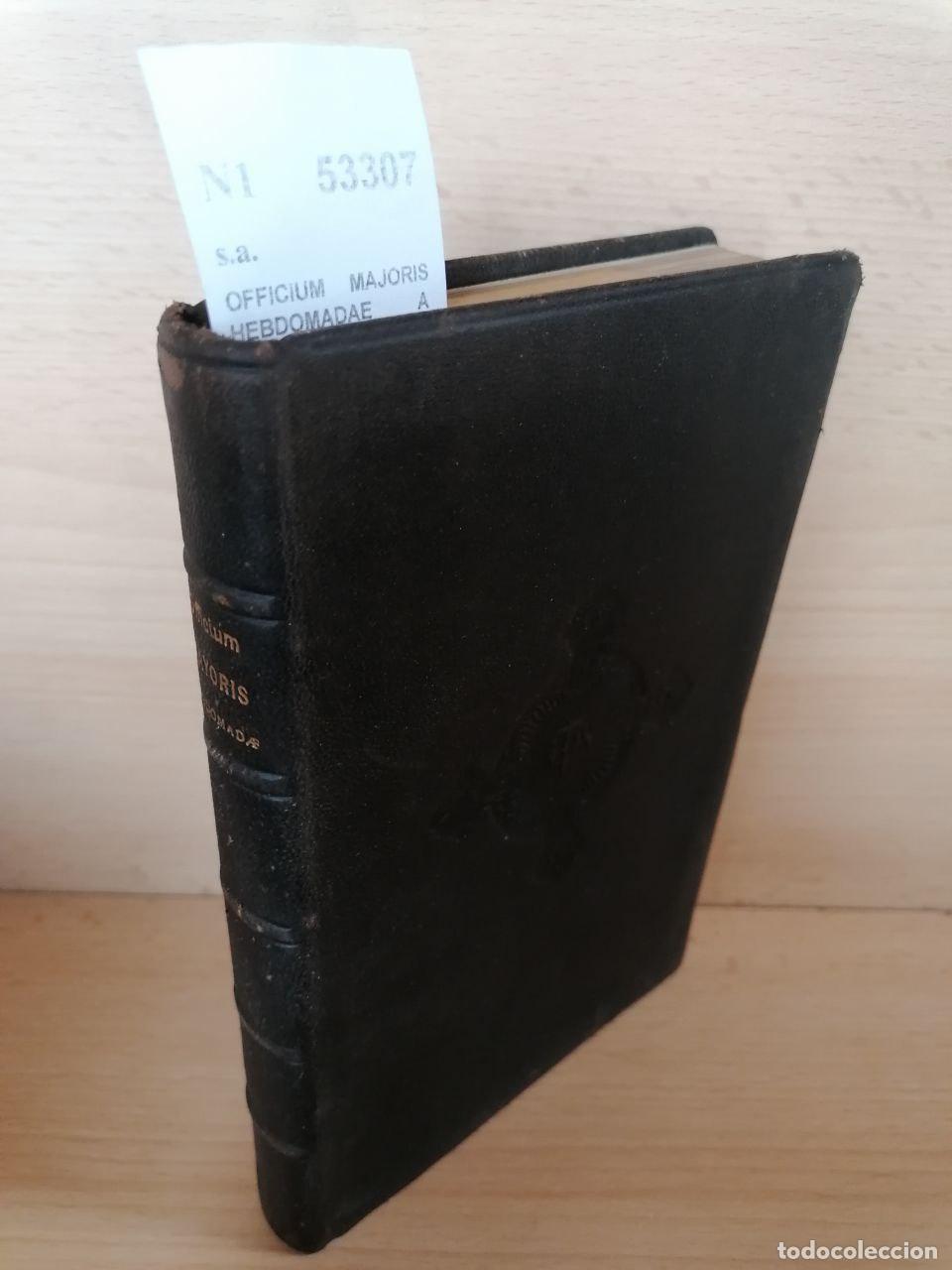 Libri di seconda mano: s.a. - OFFICIUM MAJORIS HEBDOMADAE A DIMINICA IN PALMIS USQUE AD SABBATUM IN ALBIS JUXTA ORDINEM BR