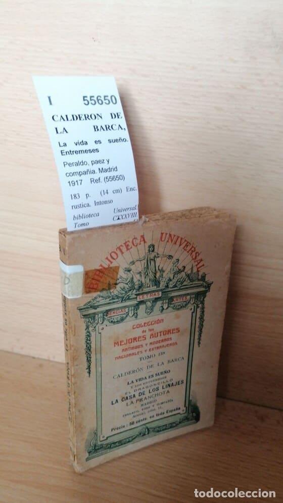 Libros: CALDERON DE LA BARCA, Pedro - La vida es sue&ntilde;o. Entremeses - Foto 1