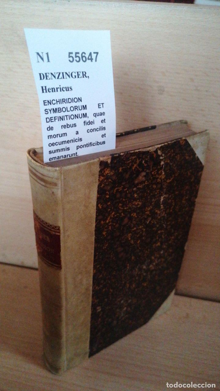 Livros em segunda m&atilde;o: DENZINGER, Henricus - ENCHIRIDION SYMBOLORUM ET DEFINITIONUM, quae de rebus fidei et morum a concili