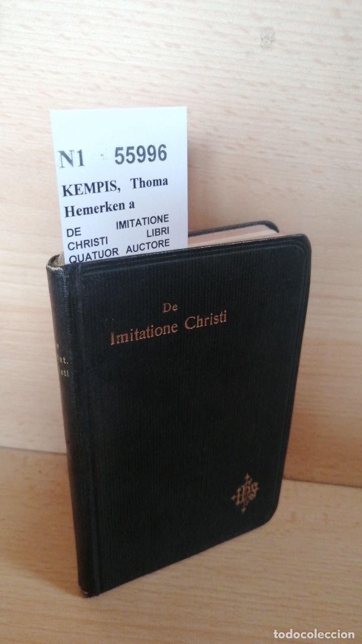 Libri di seconda mano: KEMPIS, Thoma Hemerken a - DE IMITATIONE CHRISTI LIBRI QUATUOR AUCTORE ven. ---