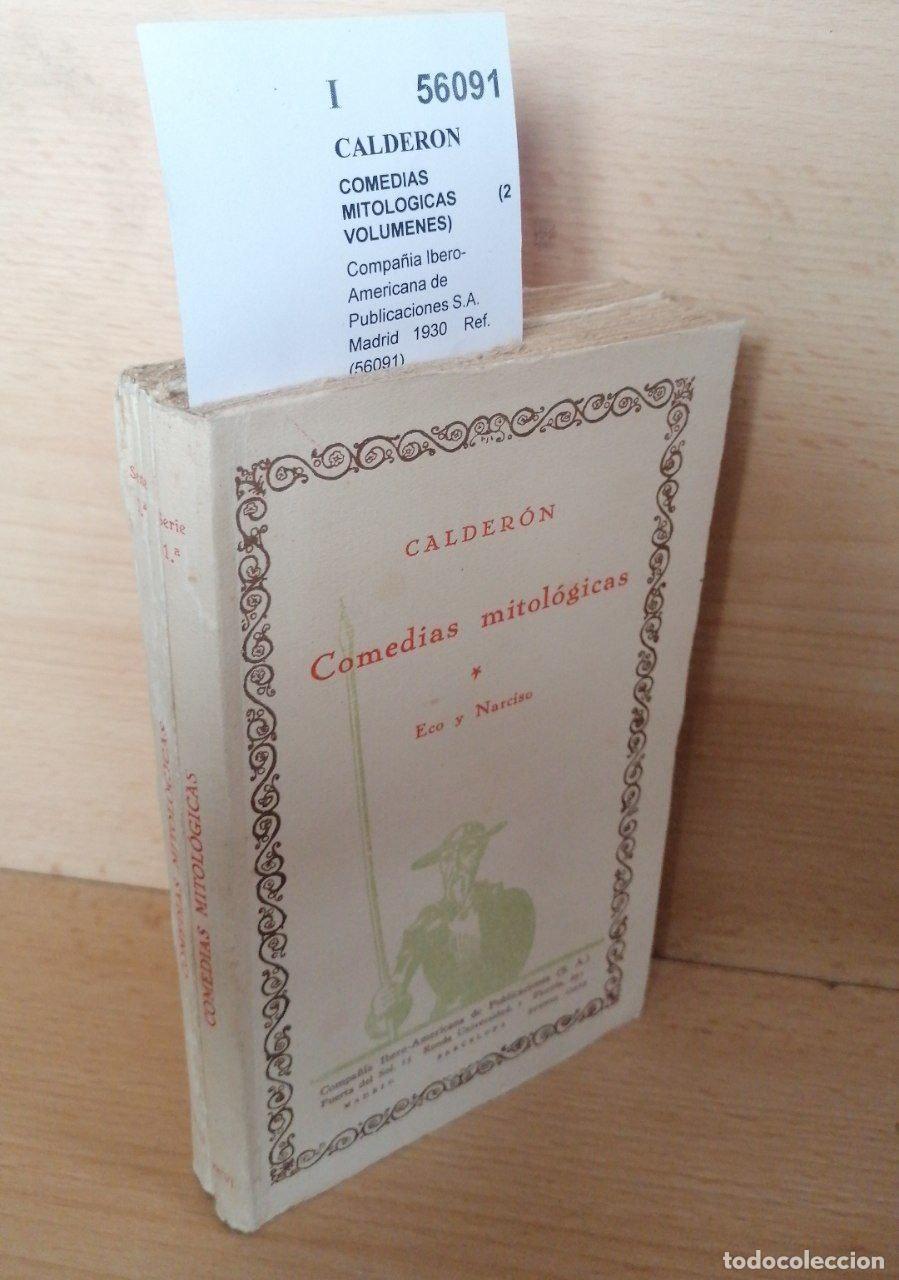 Libros: CALDERON - COMEDIAS MITOLOGICAS (2 VOLUMENES) - Foto 1