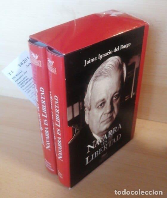 Libros: BURGO, Jaime Ignacio del - NAVARRA ES LIBERTAD (2 VOLUMENES) - Foto 1