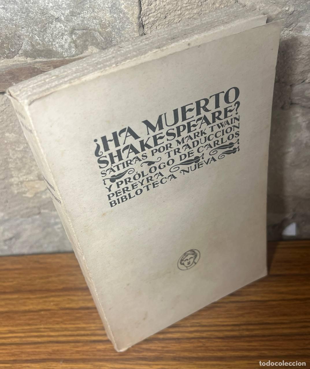Libros: TWAIN, Mark - &iquest;HA MUERTO SHAKESPEARE? SATIRAS - Foto 1