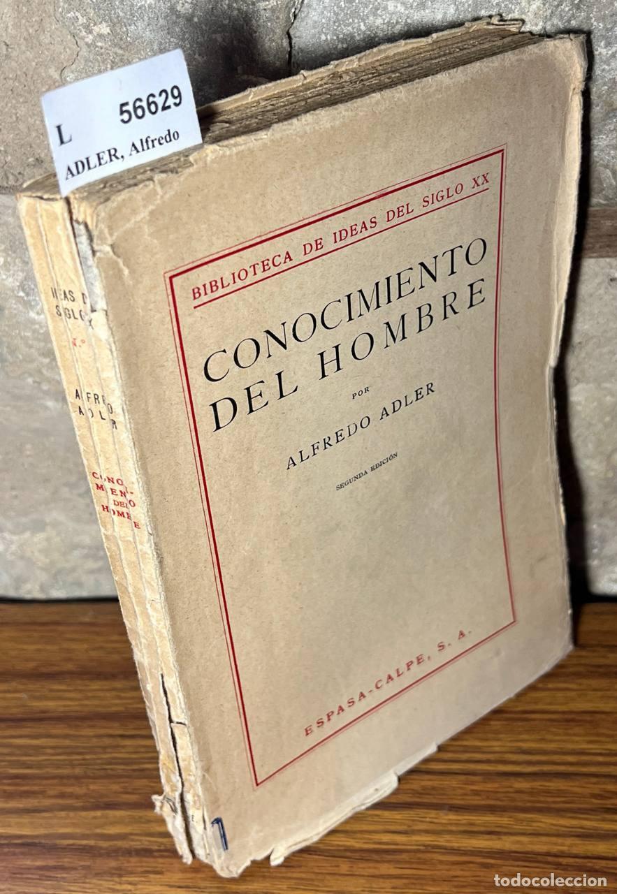 Libros: ADLER, Alfredo - CONOCIMIENTO DEL HOMBRE - Foto 1
