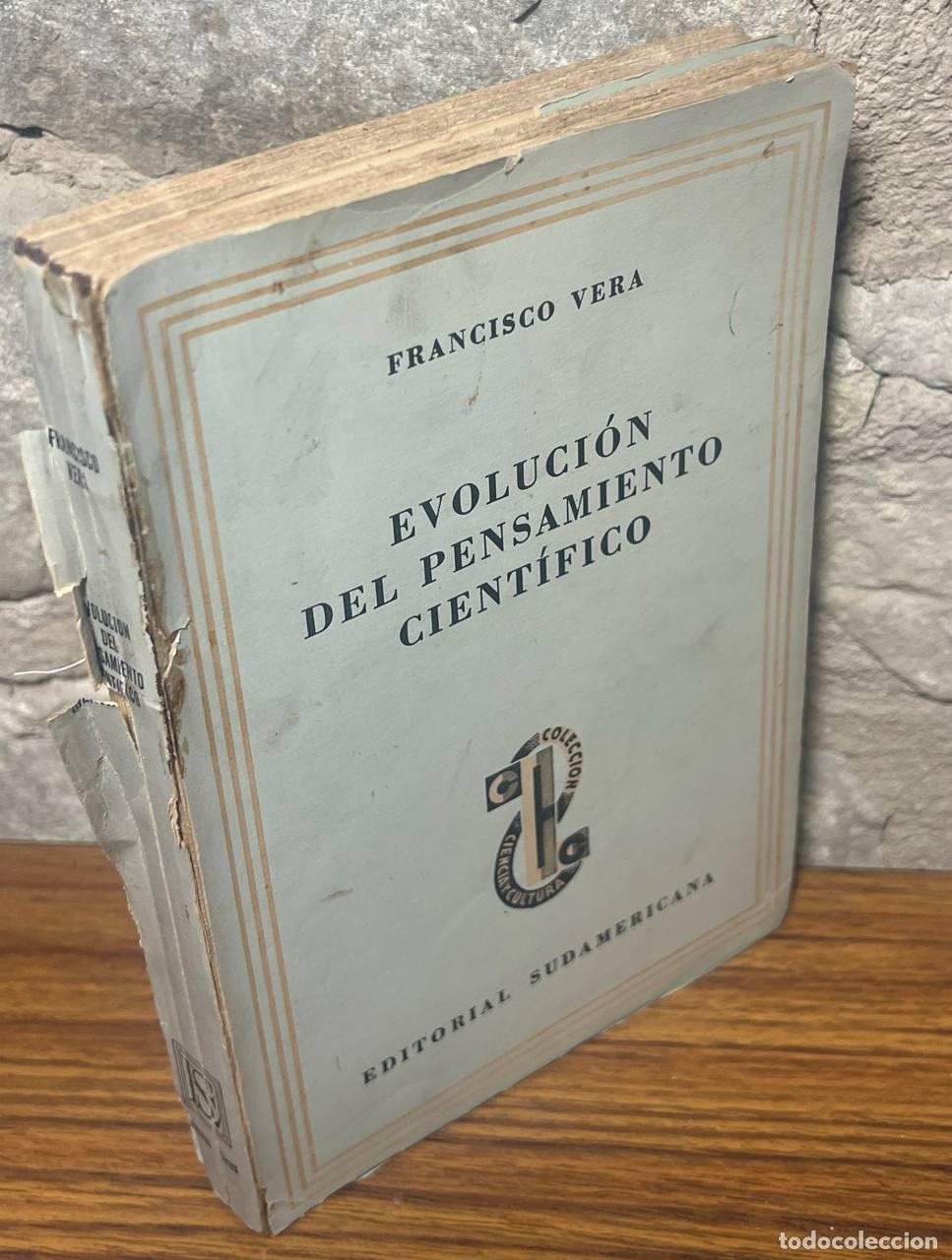 Libros: VERA, Francisco - EVOLUCION DEL PENSAMIENTO CIENTIFICO - Foto 1