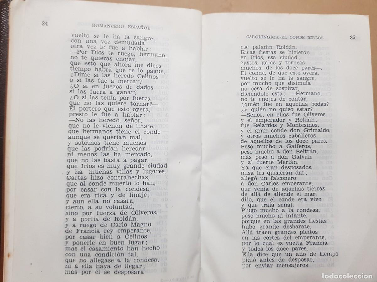 Libros: ROMANCERO ESPA&Ntilde;OL - ED. AGUILAR - 1961 - Foto 7