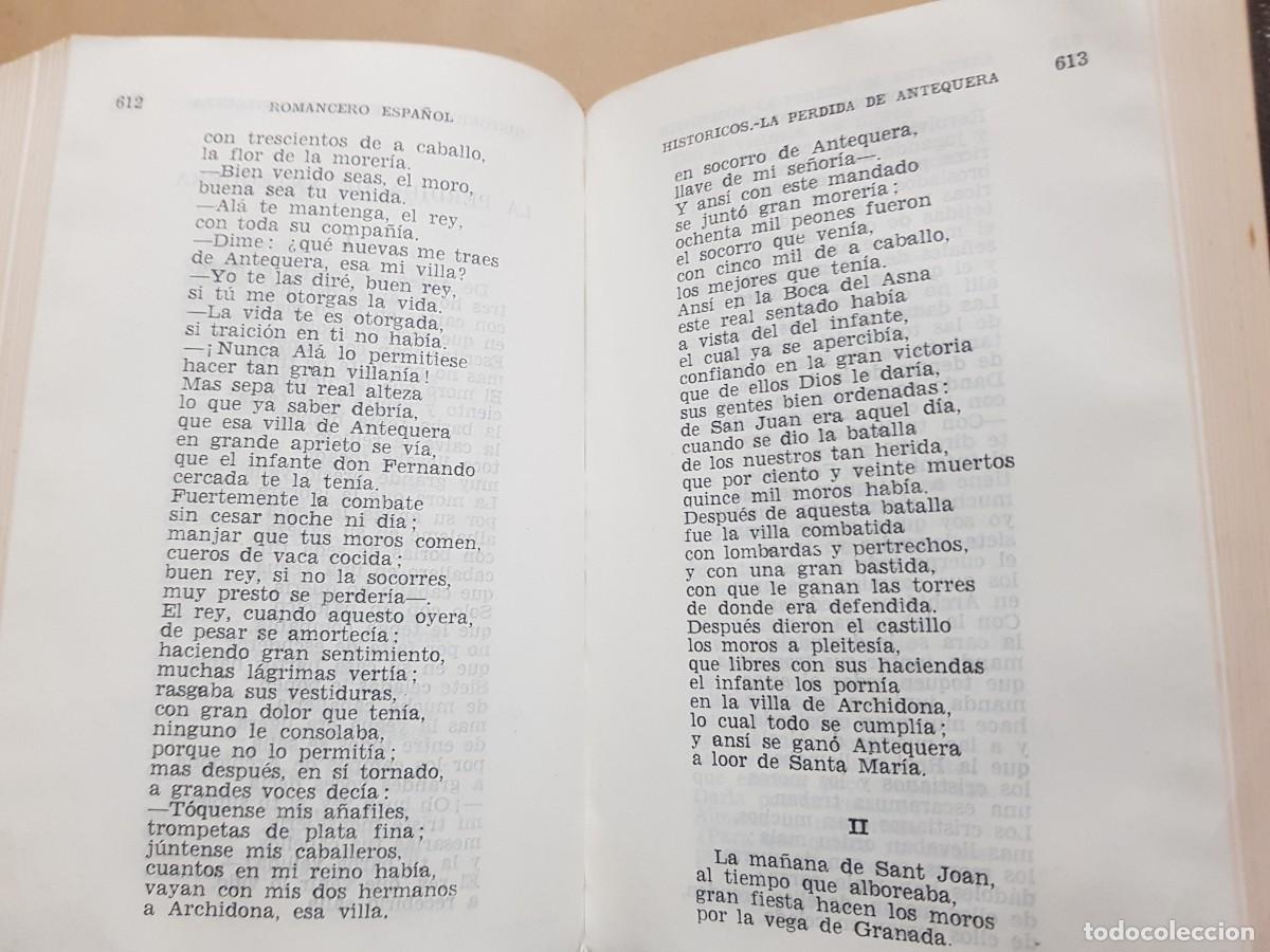 Libros: ROMANCERO ESPA&Ntilde;OL - ED. AGUILAR - 1961 - Foto 15