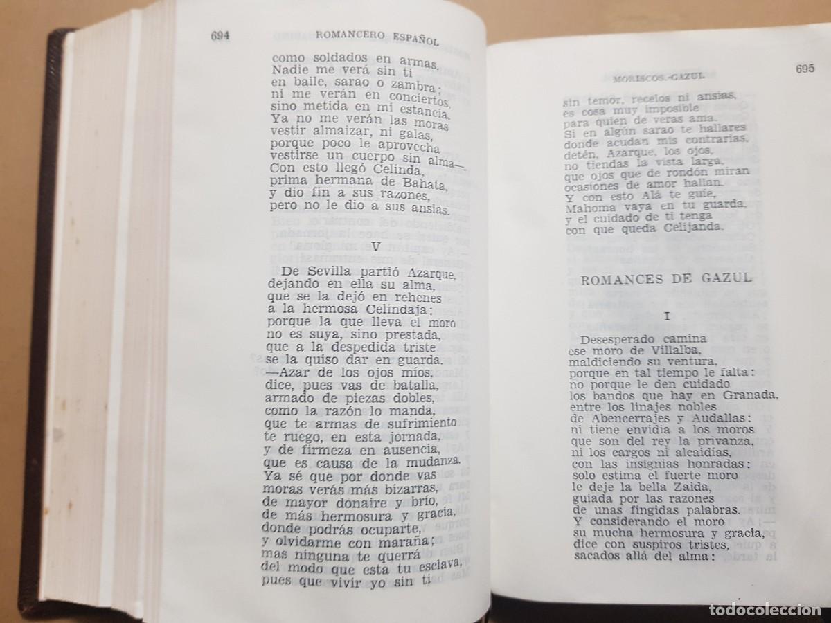 Libros: ROMANCERO ESPA&Ntilde;OL - ED. AGUILAR - 1961 - Foto 16