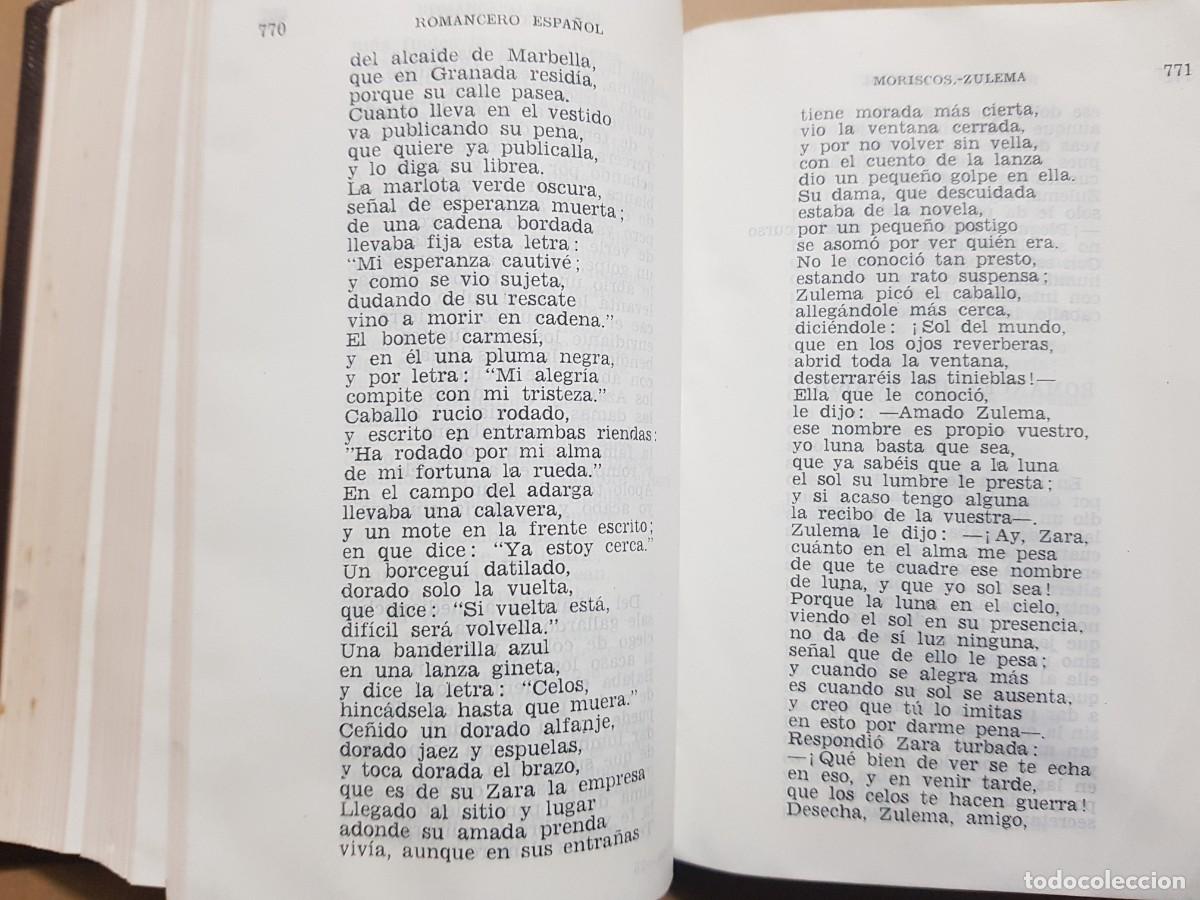 Libros: ROMANCERO ESPA&Ntilde;OL - ED. AGUILAR - 1961 - Foto 17