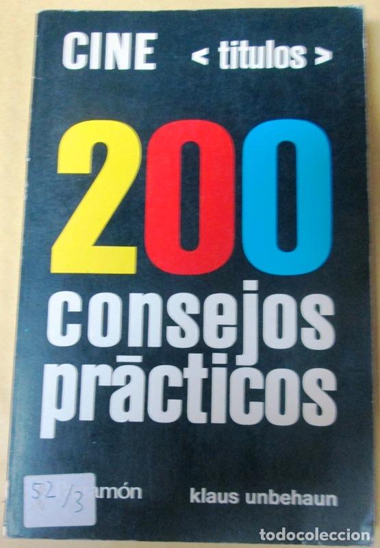 Libros: UNBEHAUN, Klaus - CINE T&iacute;tulos. 200 CONSEJOS PRACTICOS - Foto 1