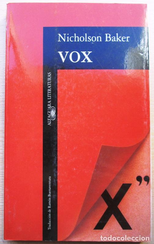 Libros: BAKER, Nicholson - VOX. - Foto 1