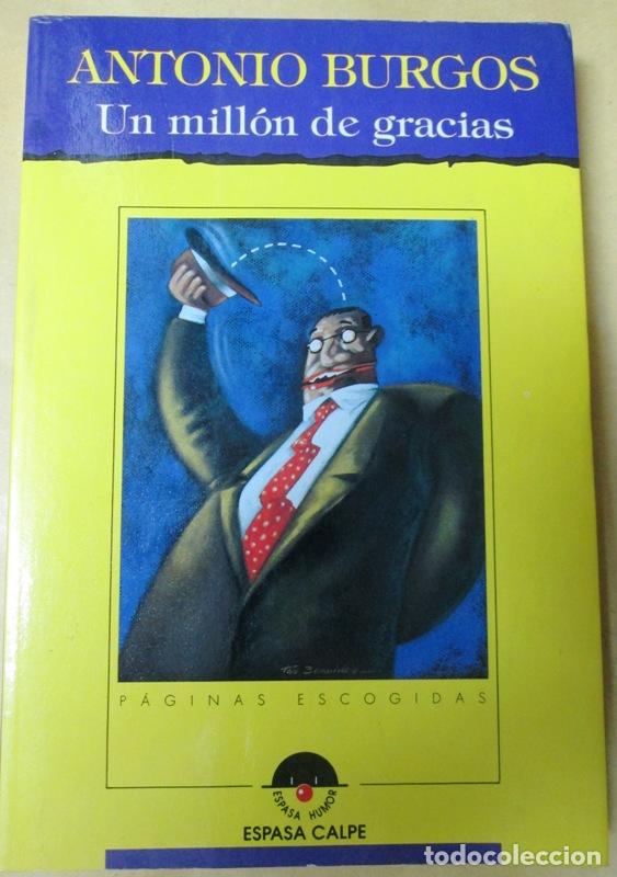 Libros: BURGOS, Antonio - UN MILLON DE GRACIAS - Foto 1