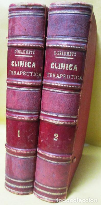 Libri di seconda mano: CARPENTIER-MERICOURT, Dr. Eug - LECCIONES DE CLINICA TERAPEUTICA DADAS EN EL HOSPITAL DE SAN ANTONIO