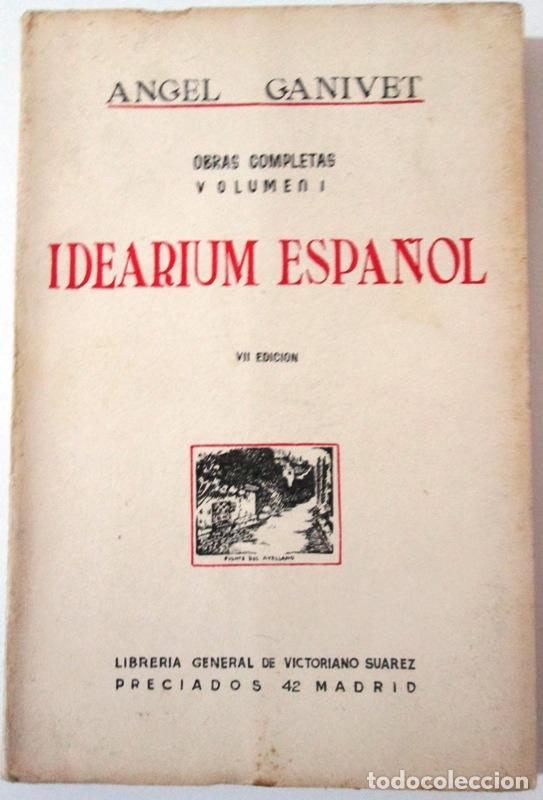 Libros: GANIVET, Angel - IDEARIUM ESPA&Ntilde;OL - Foto 1
