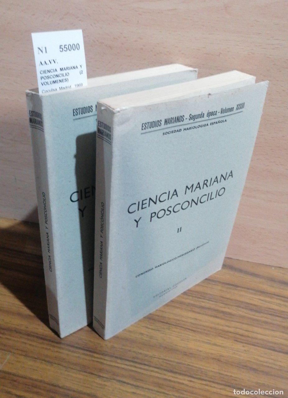 Libros: AA.VV. - CIENCIA MARIANA Y POSCONCILIO (2 VOLUMENES) - Foto 1