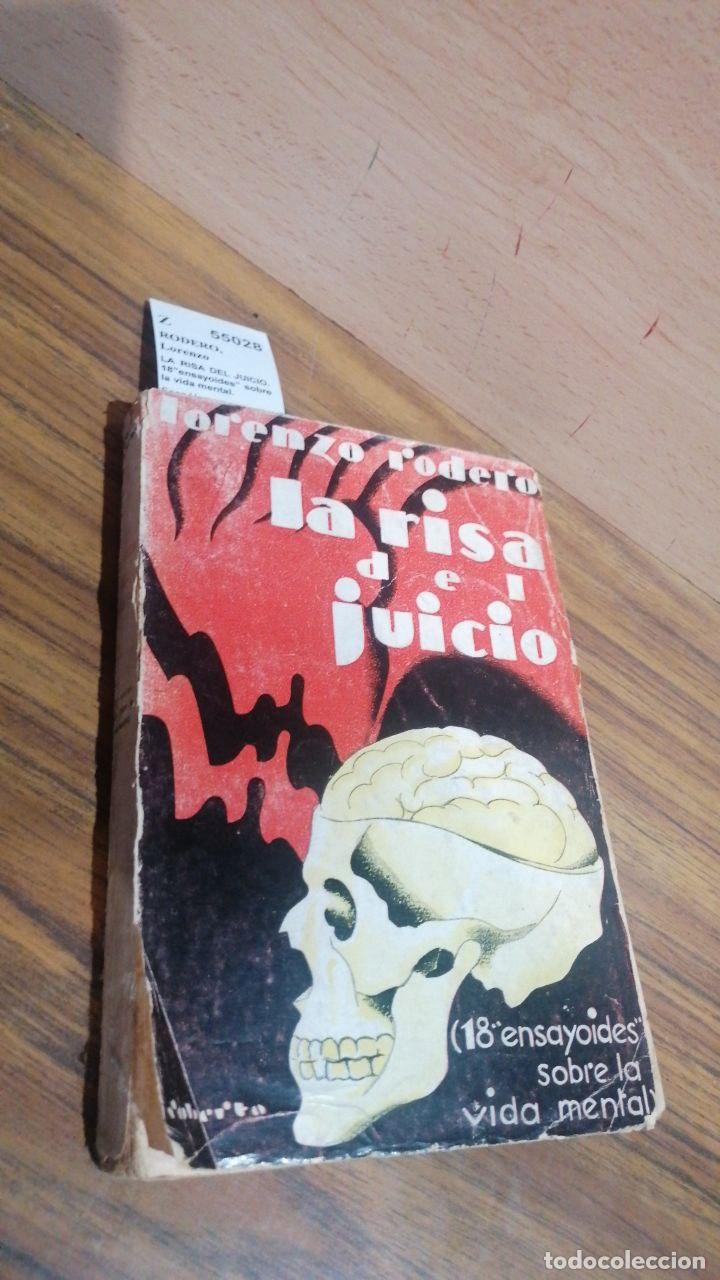 Libros: RODERO, Lorenzo - LA RISA DEL JUICIO. 18�ensayoides� sobre la vida mental. - Foto 1