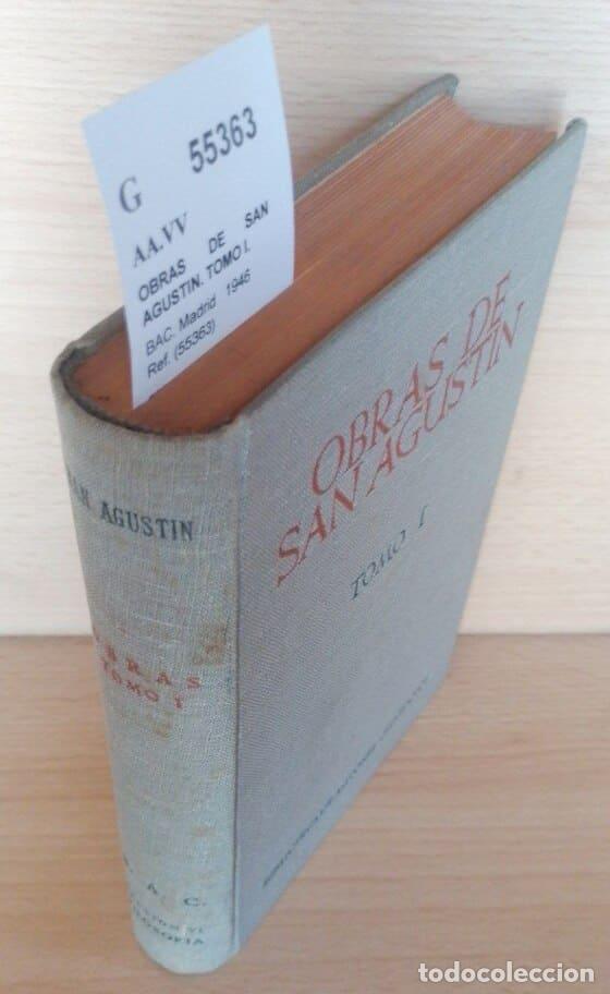 Libros: AA.VV - OBRAS DE SAN AGUSTIN. TOMO I.