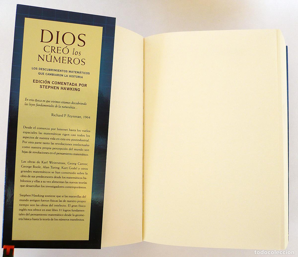 Libros: Dios cre&oacute; los n&uacute;meros, Stephen Hawking - Foto 5