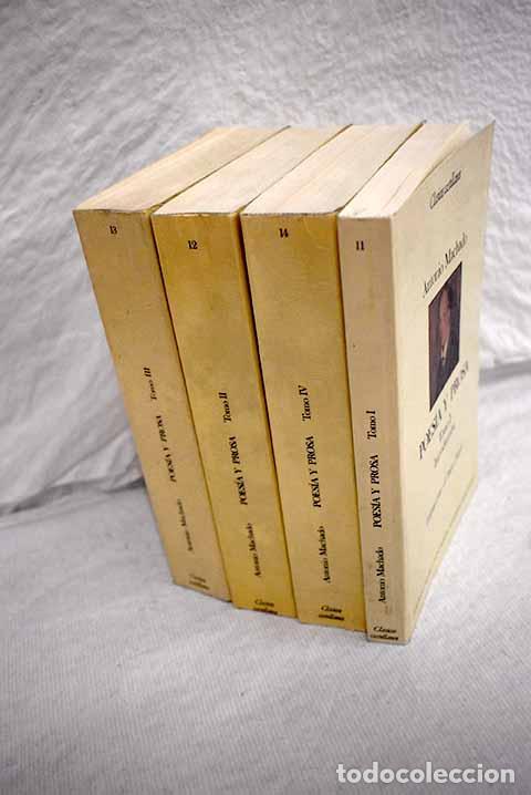 Libros: Poes&iacute;a y prosa: Machado, Antonio.- Machado, Antonio - Foto 1