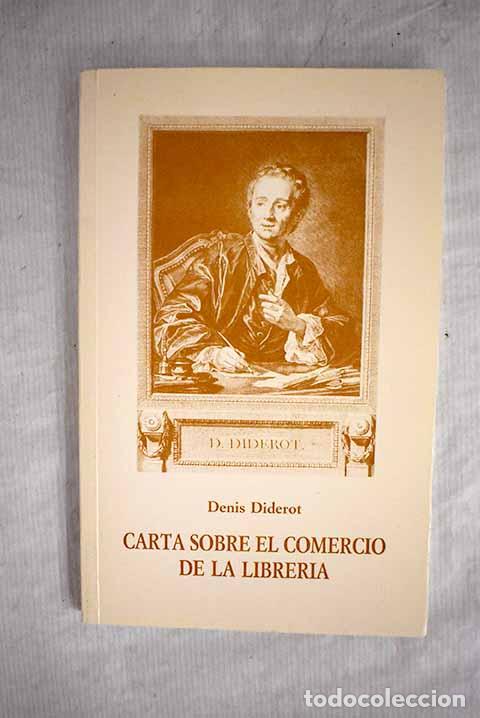 Libros: Carta sobre el comercio de la librer&iacute;a.- Diderot, Denis - Foto 1