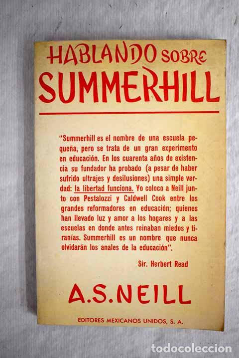 Libros: Hablando sobre Summerhill.- Neill, A. S. - Foto 1