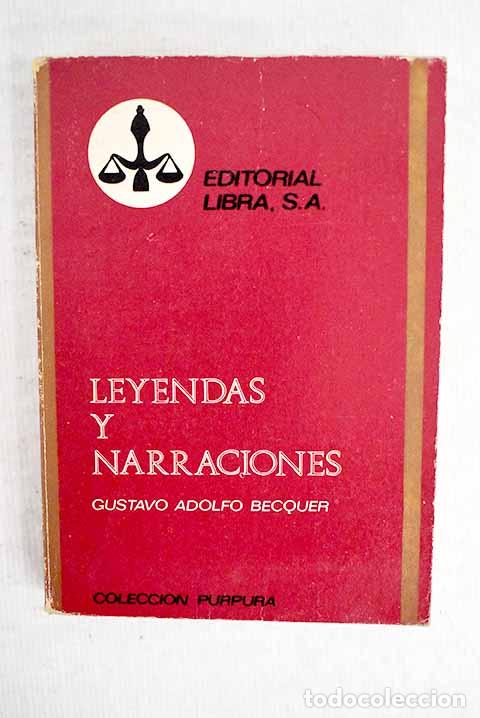 Libros: Leyendas: B&eacute;cquer, Gustavo Adolfo.- B&eacute;cquer, Gustavo Adolfo - Foto 1