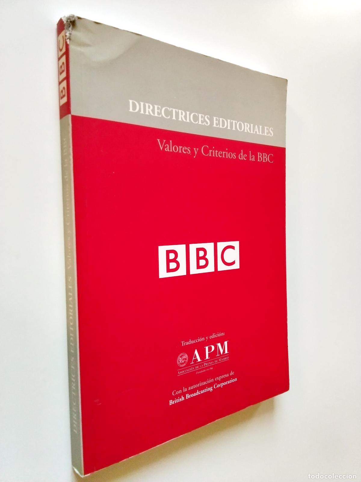 Libros: VV. AA. - Directrices editoriales. Valores y Criterios de la BBC - Foto 1