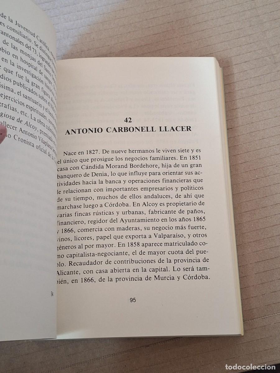 Libros: 100 ALCOYANOS INSIGNES - Rafael COLOMA - Foto 9