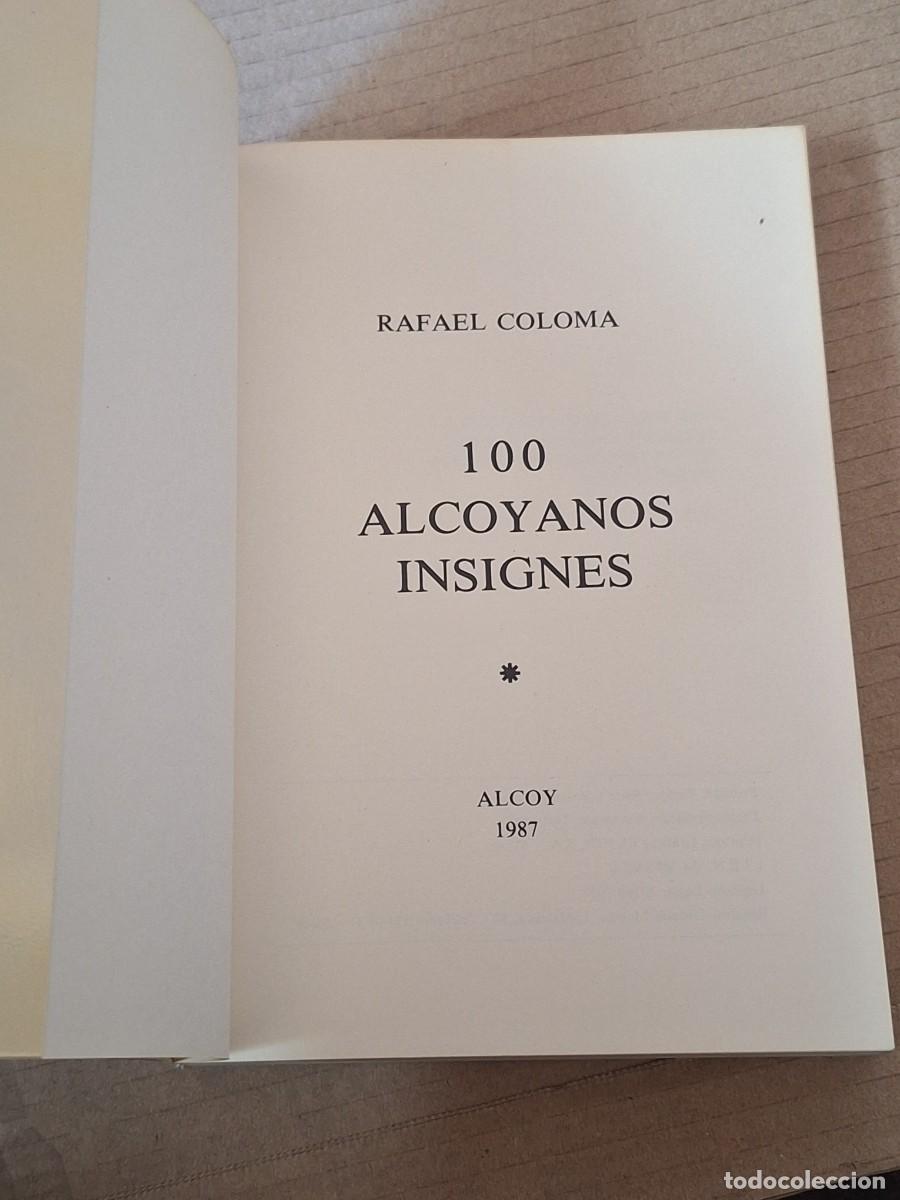 Libros: 100 ALCOYANOS INSIGNES - Rafael COLOMA - Foto 15