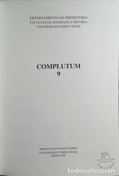 Libros: COMPLUTUM, 8, 9, 10. [3 VOLS. ] - Foto 2