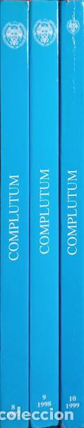 Libros: COMPLUTUM, 8, 9, 10. [3 VOLS. ] - Foto 4