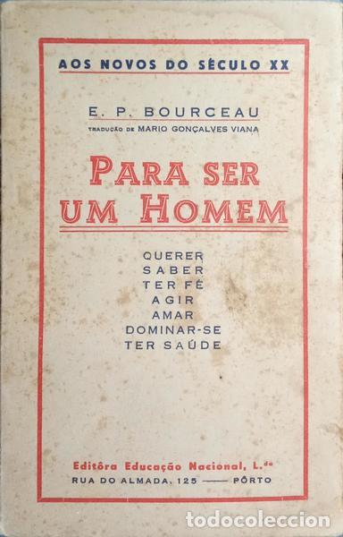 Libros: BOURCEAU. (E. P.) - PARA SER UM HOMEM. - Foto 1