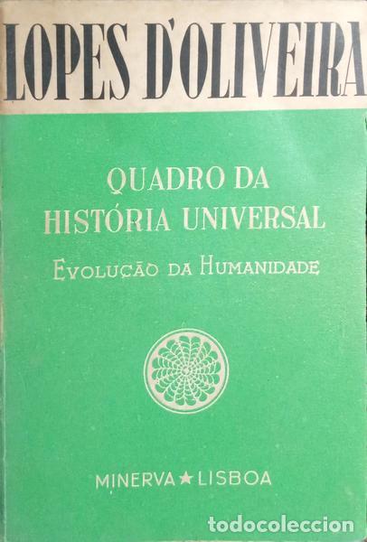 Libros: LOPES DE OLIVEIRA. - QUADRO DA HIST&Oacute;RIA UNIVERSAL. - Foto 1