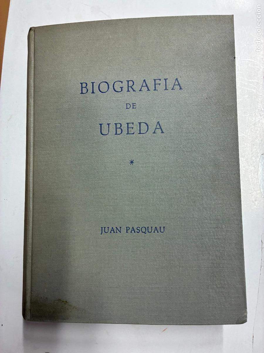 Libros: BIOGRAF&Iacute;A DE &Uacute;BEDA. - JUAN PASQUAU. - Foto 1