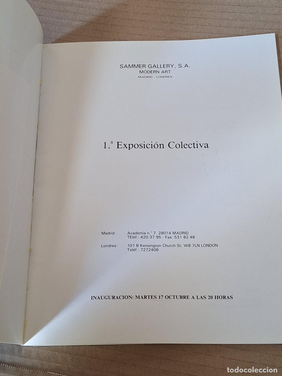 Libros: 1.&ordf; Exposici&oacute;n Colectiva. Sammer Gallery . Madrid 1989 - Foto 10