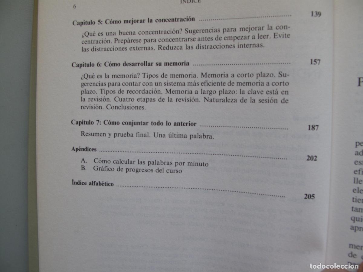 Libros: T&Eacute;CNICAS DE LECTURA R&Aacute;PIDA.- EDICIONES DEUSTO. - Foto 4