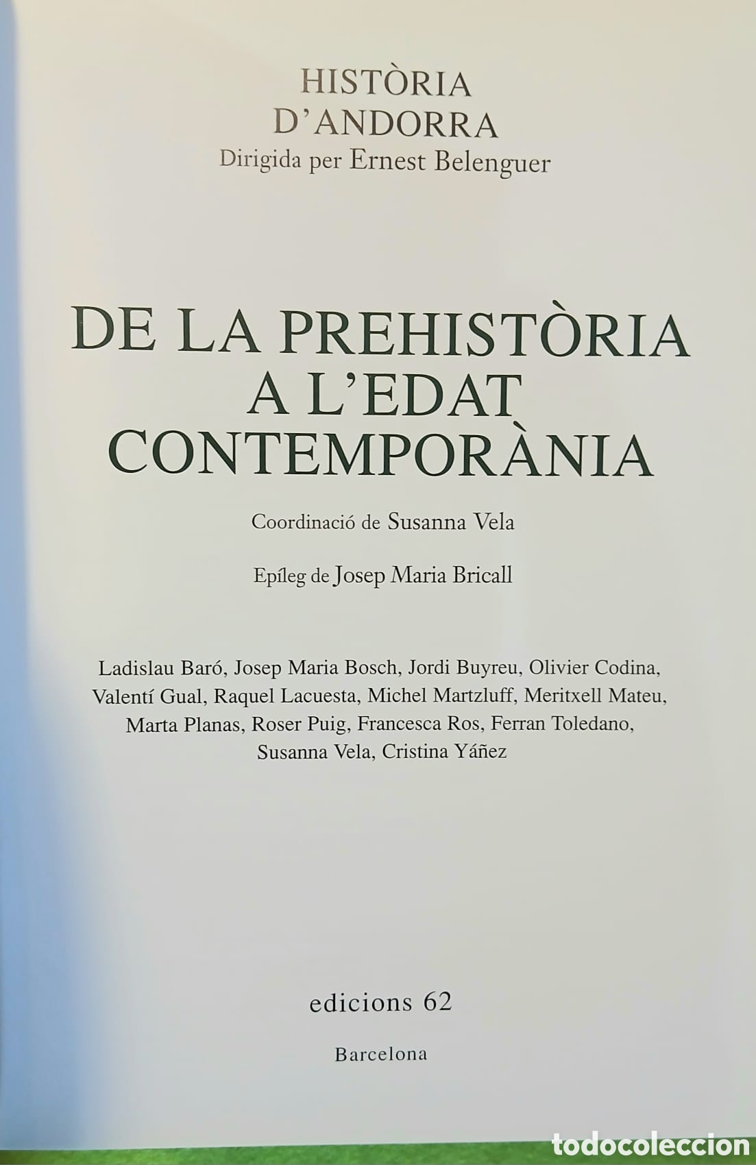 Libros: Hist&ograve;ria dAndorra, ed 62 - Foto 2