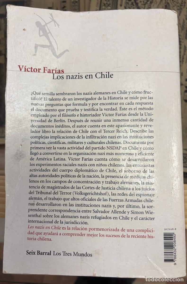Libros: LOS NAZIS EN CHILE - FAR&Iacute;AS, V&Iacute;CTOR - Foto 2