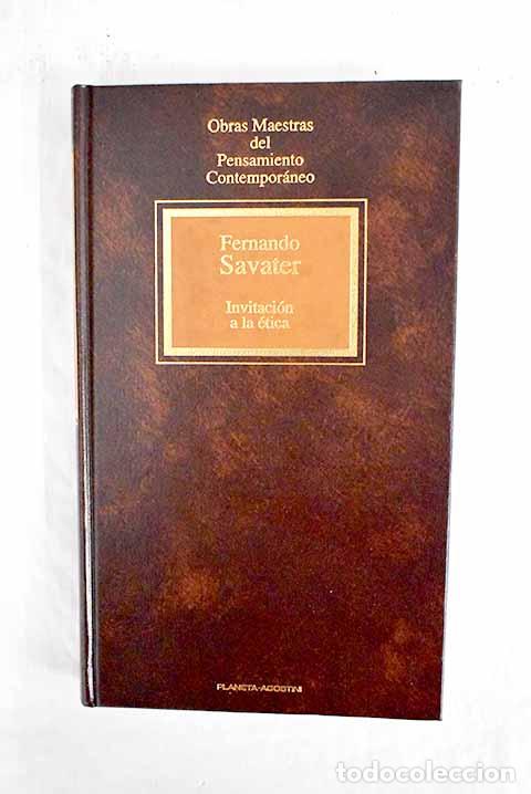 Libros: Invitaci&oacute;n a la &eacute;tica.- Savater, Fernando - Foto 1