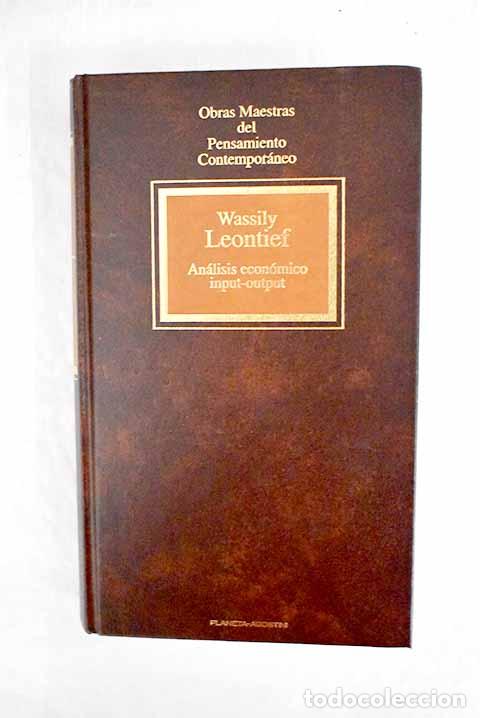 Libros: An&aacute;lisis econ&oacute;mico input-output.- Leontief, Wassily W. - Foto 1