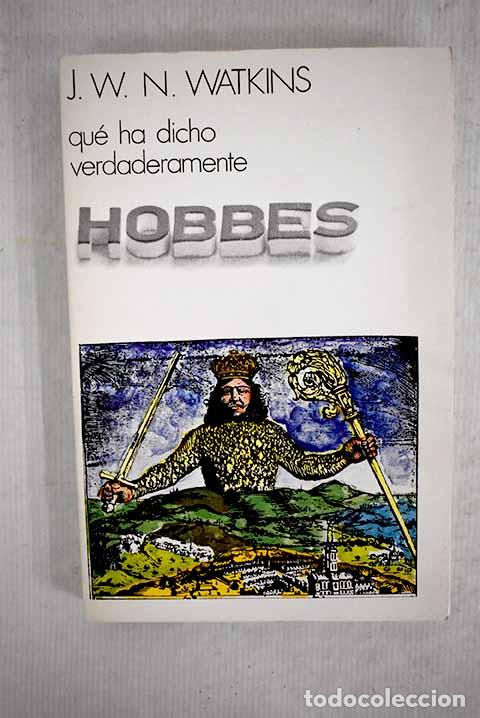Libros: Hobbes: Watkins, John.- Watkins, John - Foto 1