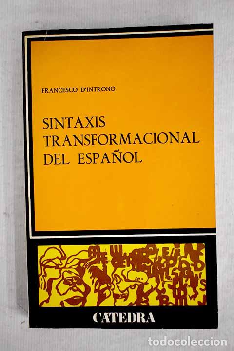 Libros: Sintaxis transformacional del espa&ntilde;ol.- D Introno, Francesco - Foto 1