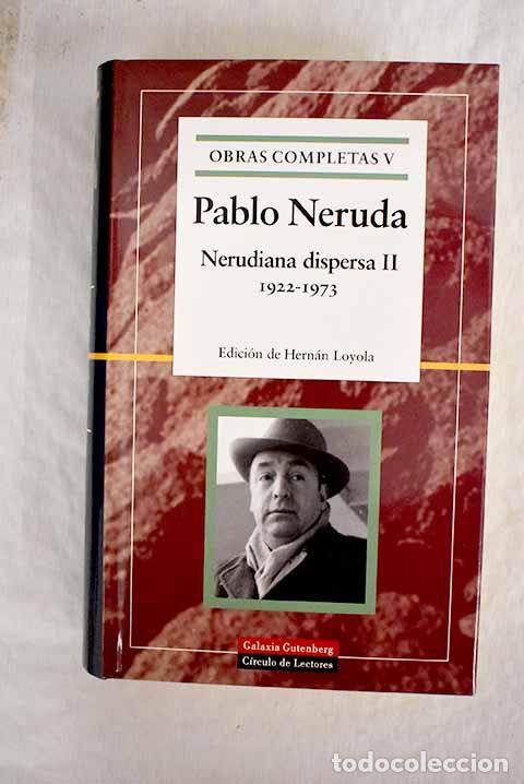 Libros: Obras completas, tomo V.- Neruda, Pablo - Foto 1