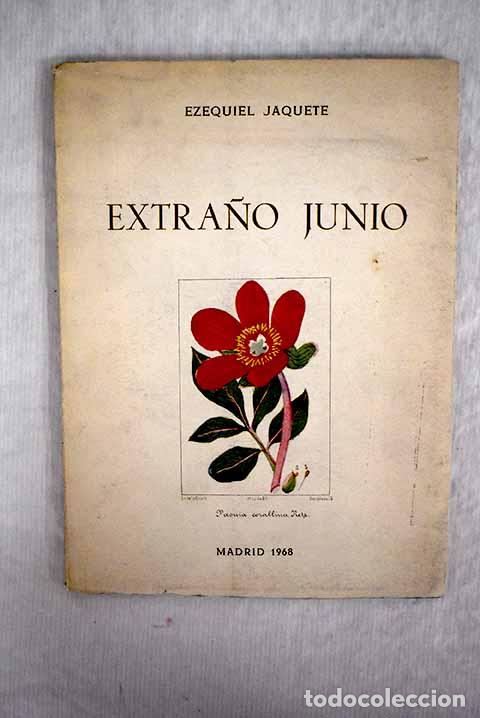 Libros: Extra&ntilde;o junio (1938).- Jaquete Rama, Ezequiel - Foto 1