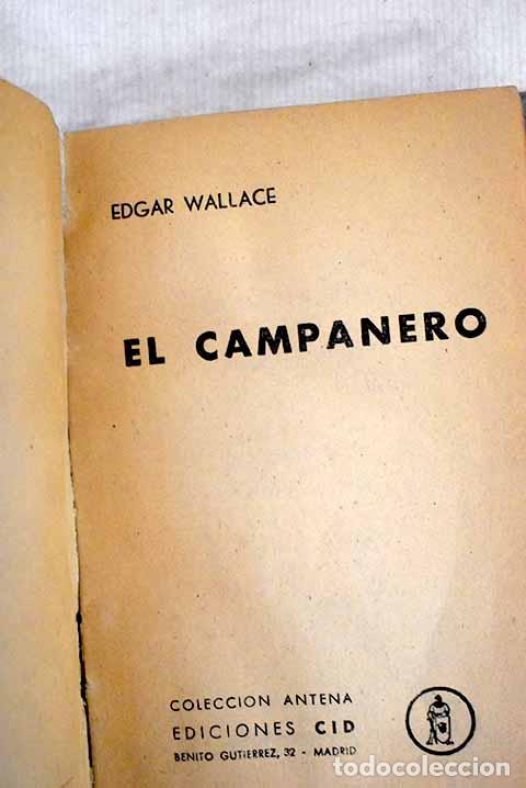 Libros: El campanero: Wallace, Edgar.- Wallace, Edgar - Foto 1
